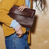 Jamie Haller - The Document Clutch in Oxblood