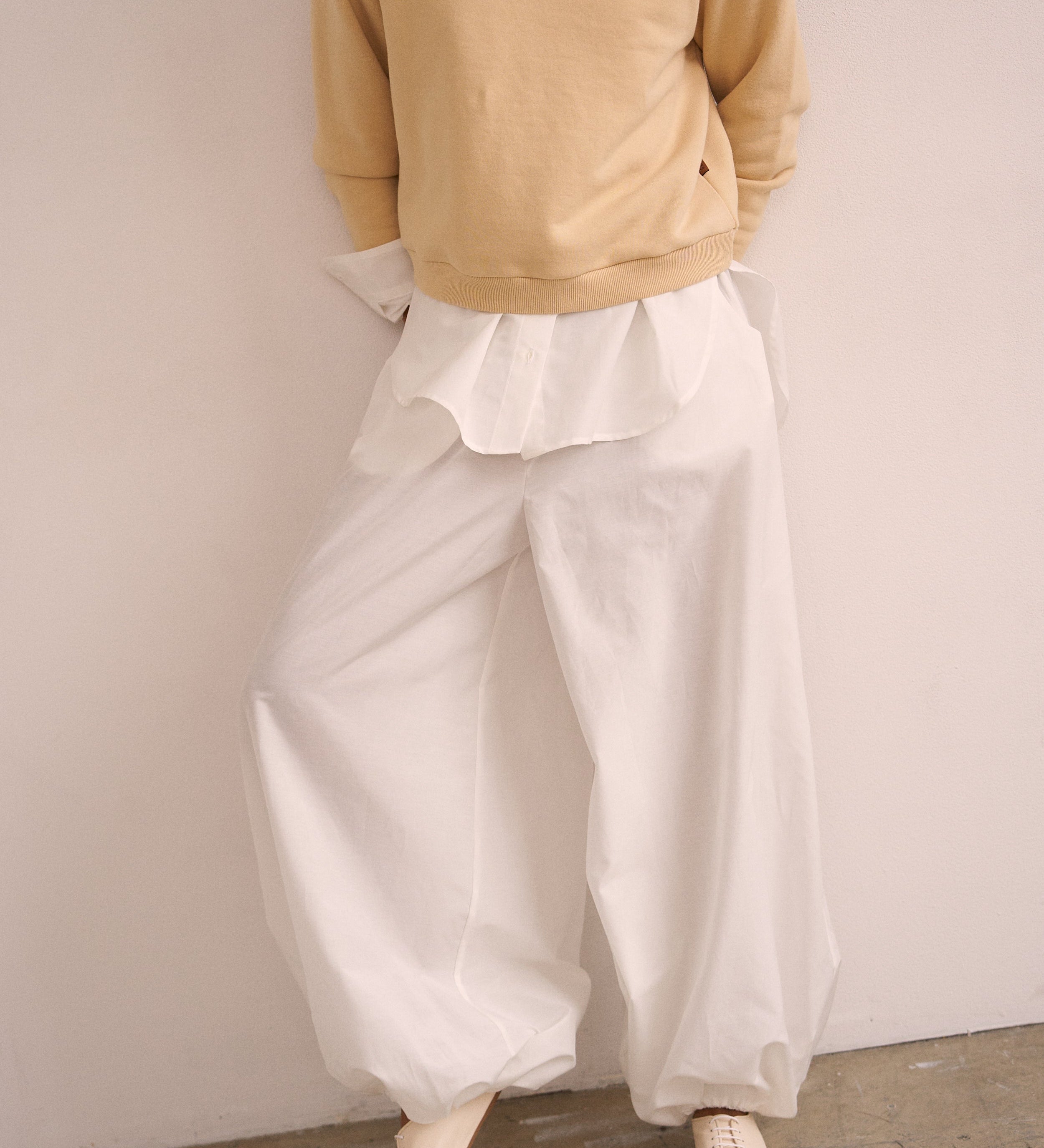 Jamie Haller - The Balloon Pant in White