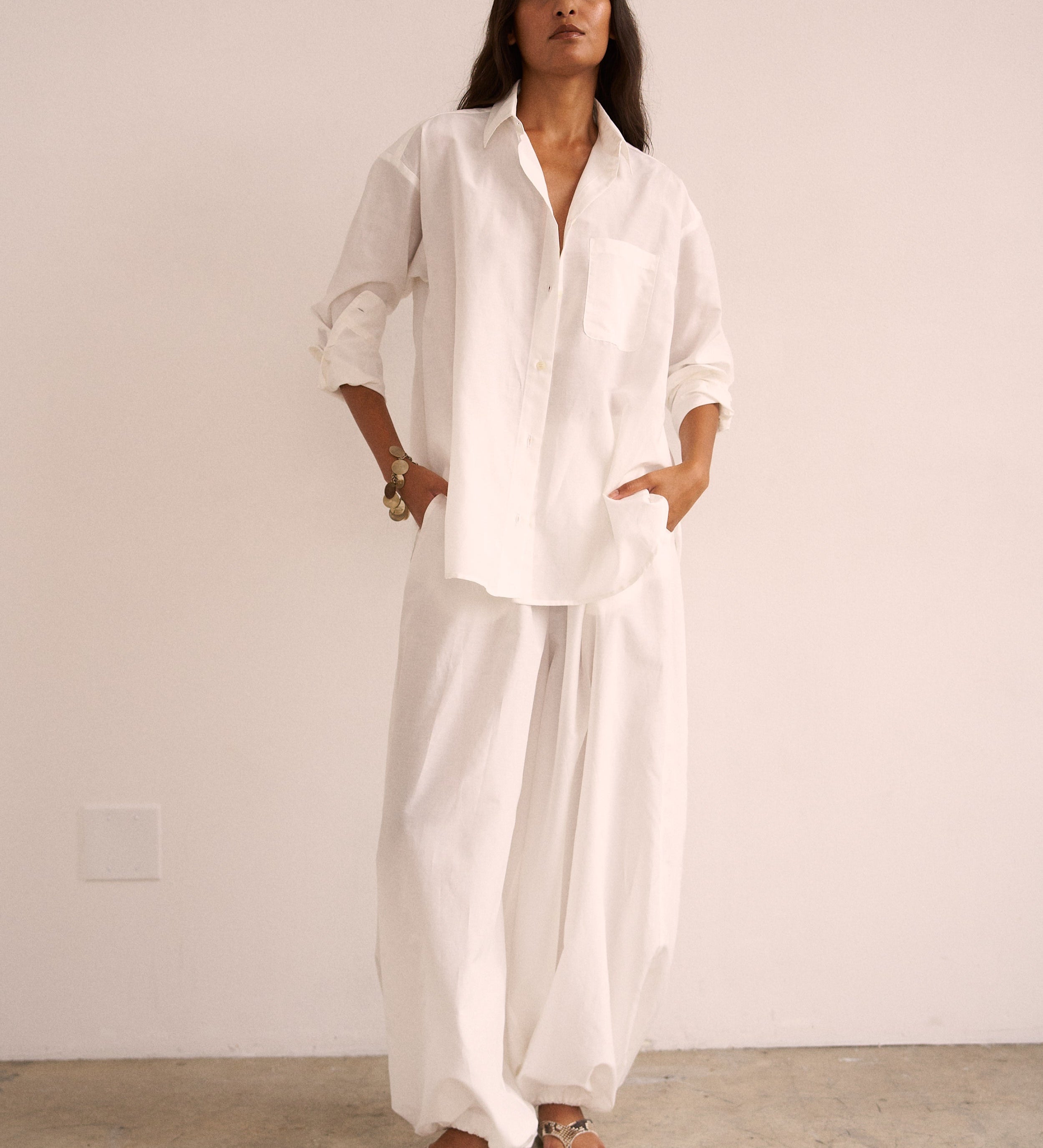 Jamie Haller - The Balloon Pant in White