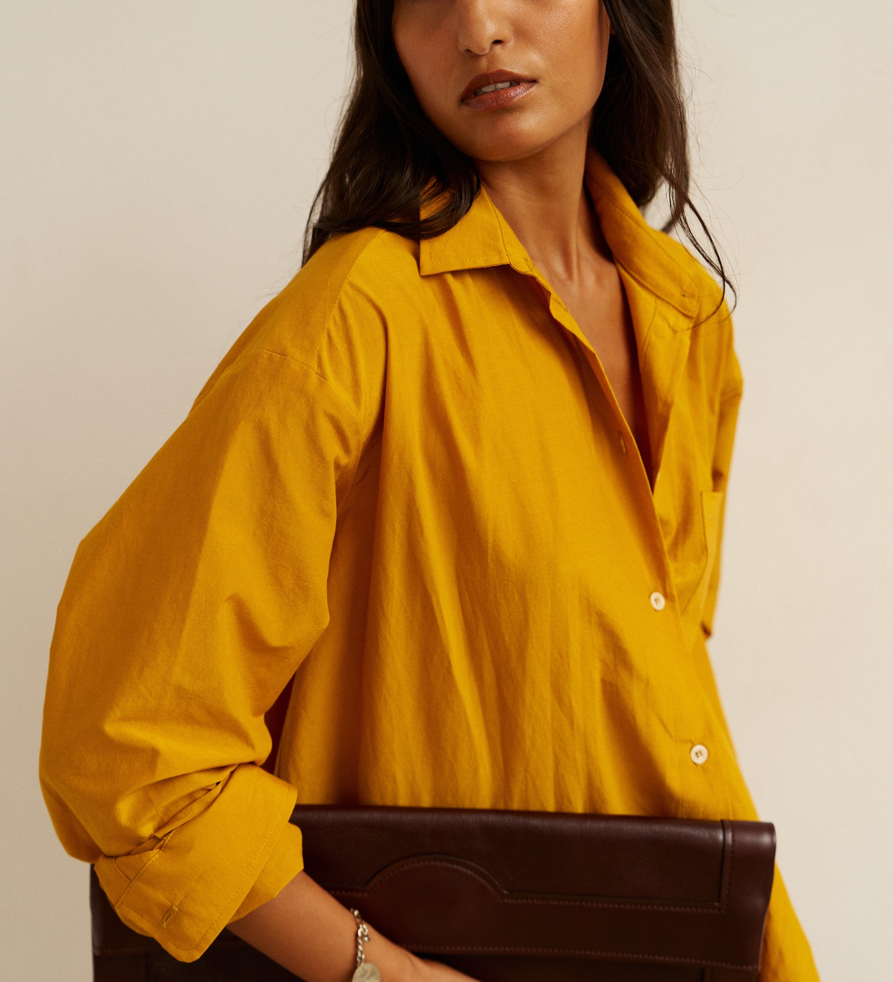 Jamie Haller - The Essential Shirt in Turmeric