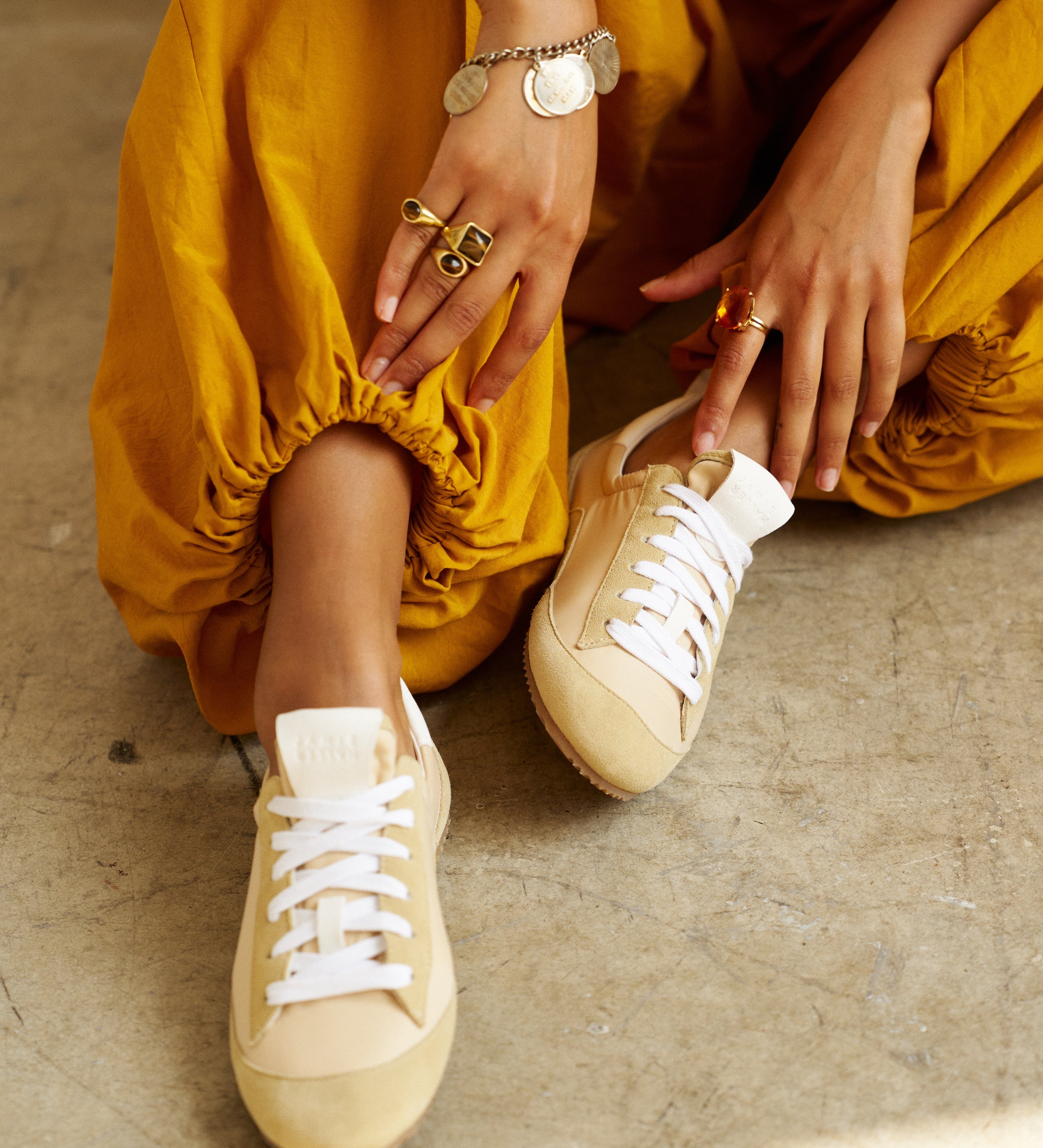 Jamie Haller - The Saccheto Sneaker in Butter