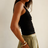 Jamie Haller - The Undershirt Rib Tank in Black