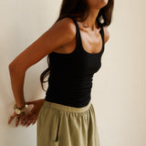 Jamie Haller - The Undershirt Rib Tank in Black
