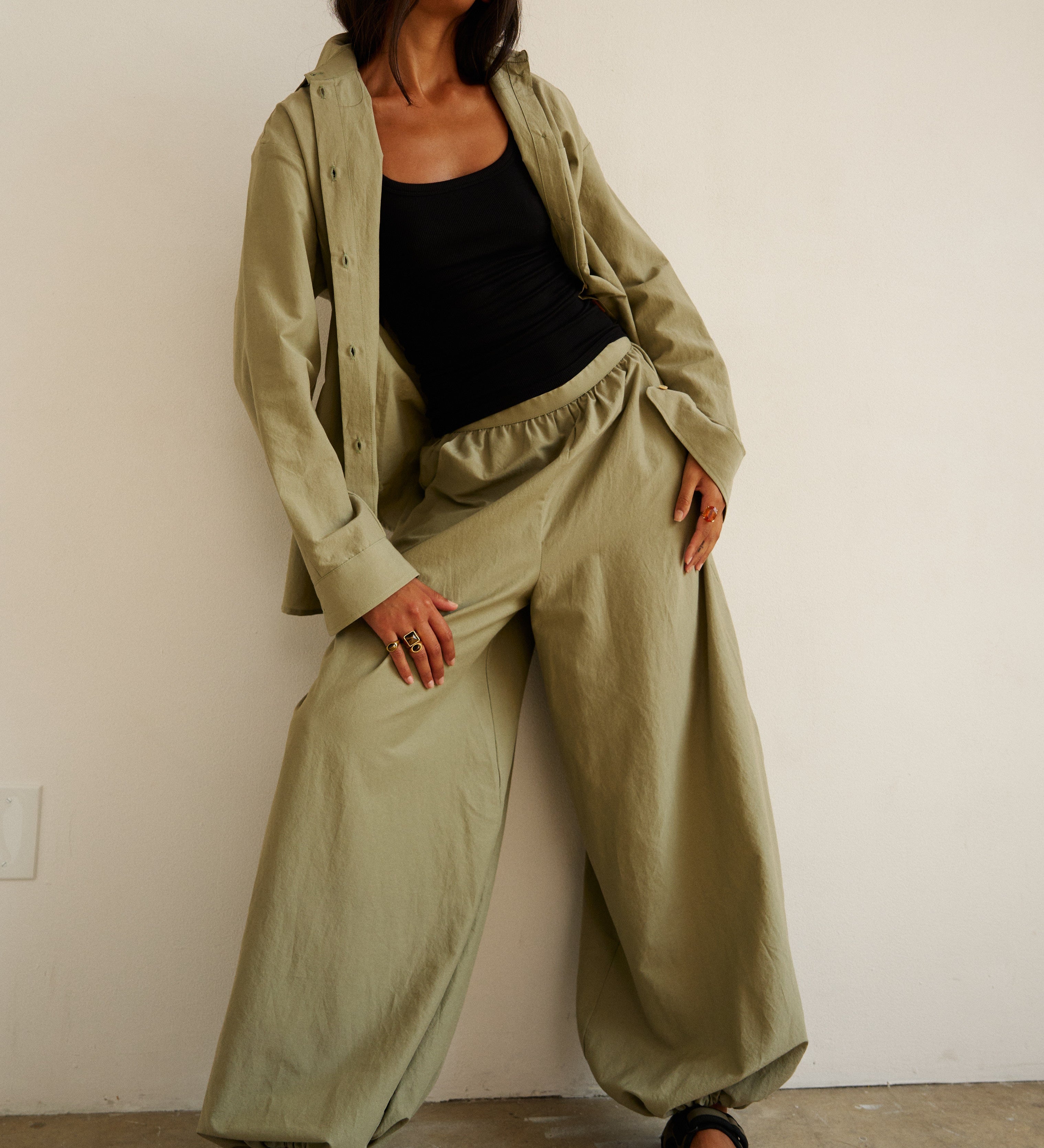 Jamie Haller - The Essential Shirt in Eucalyptus