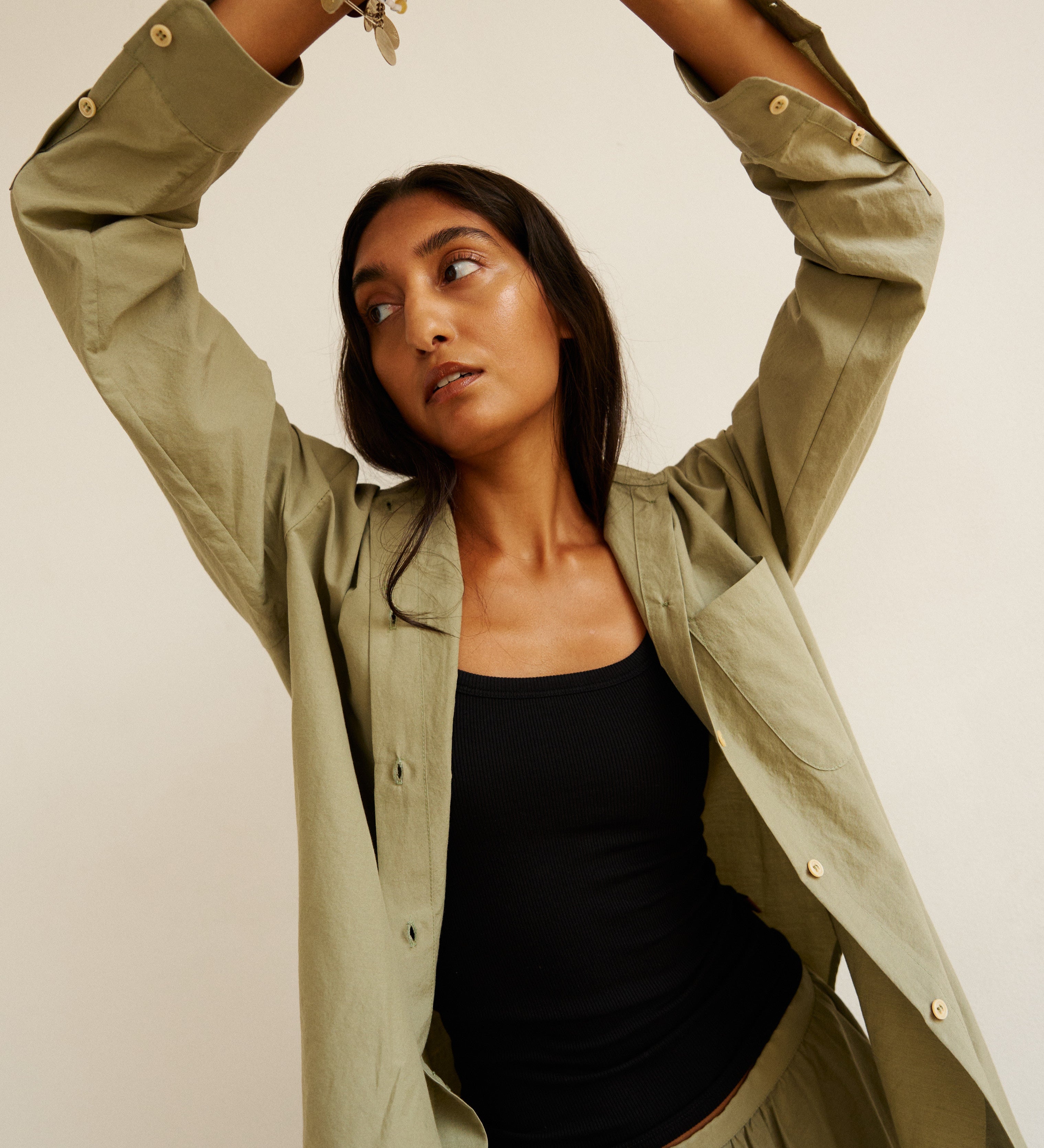 Jamie Haller - The Essential Shirt in Eucalyptus