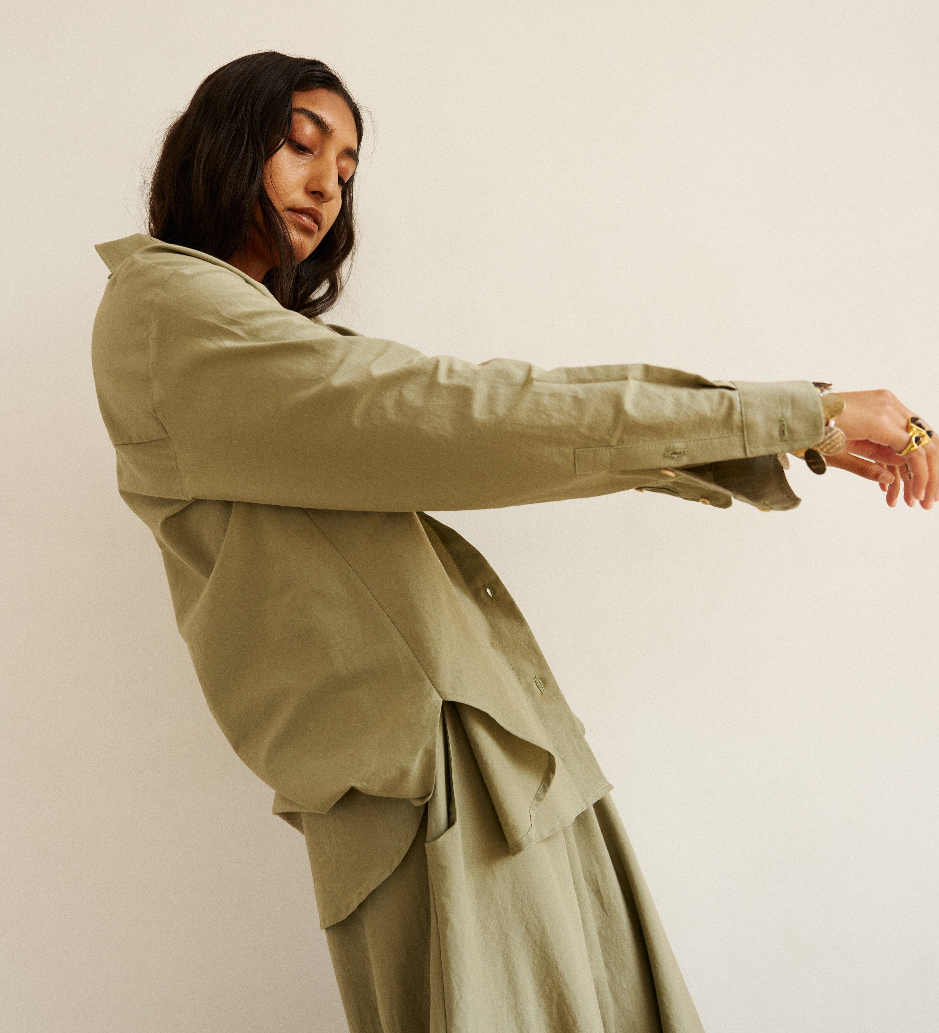 Jamie Haller - The Essential Shirt in Eucalyptus