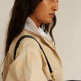 Jamie Haller - The Tipped Weekend Shirt in Honey Stripe