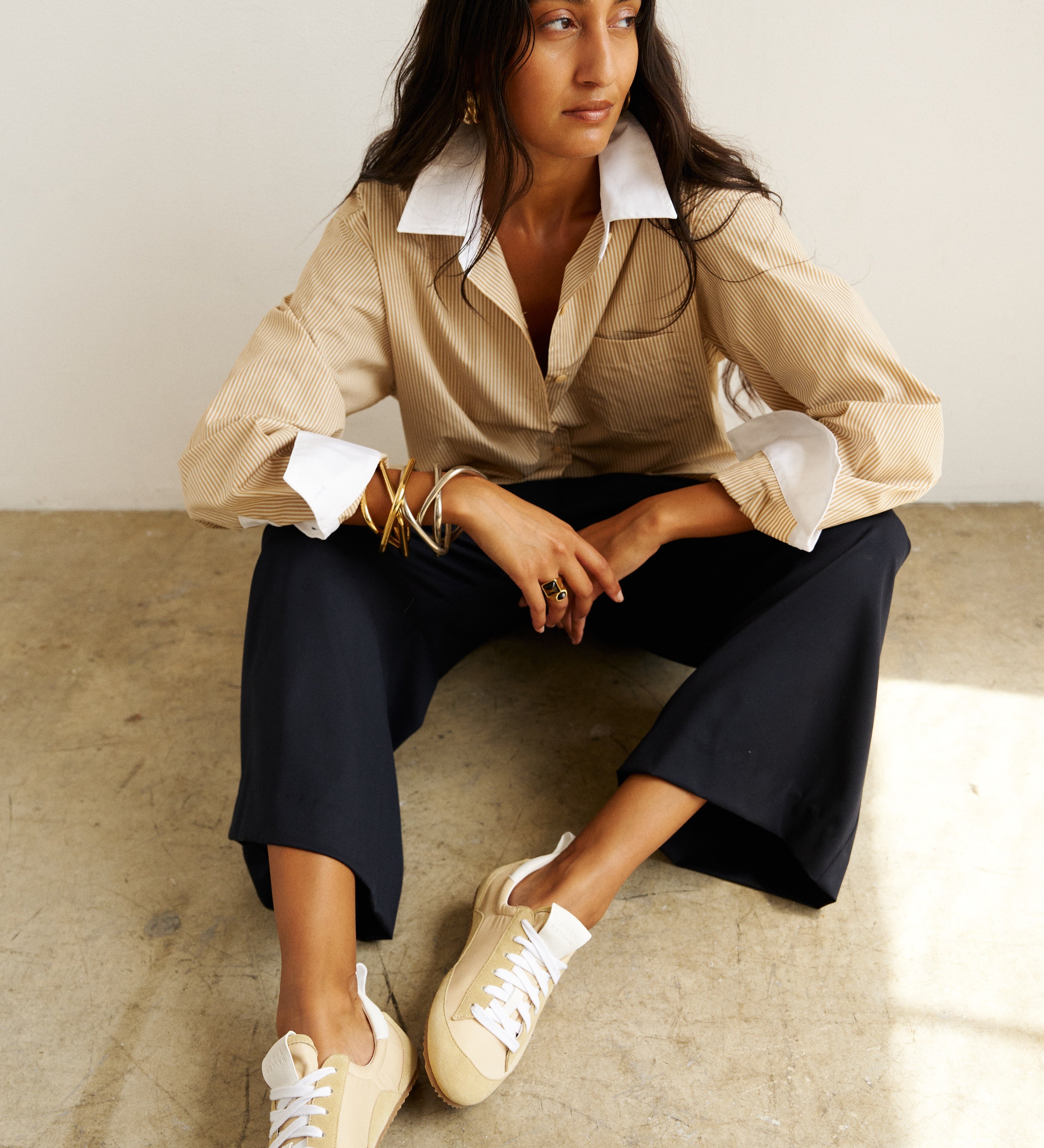 Jamie Haller - The Saccheto Sneaker in Butter
