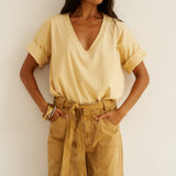 Jamie Haller - The V Tee in Butter