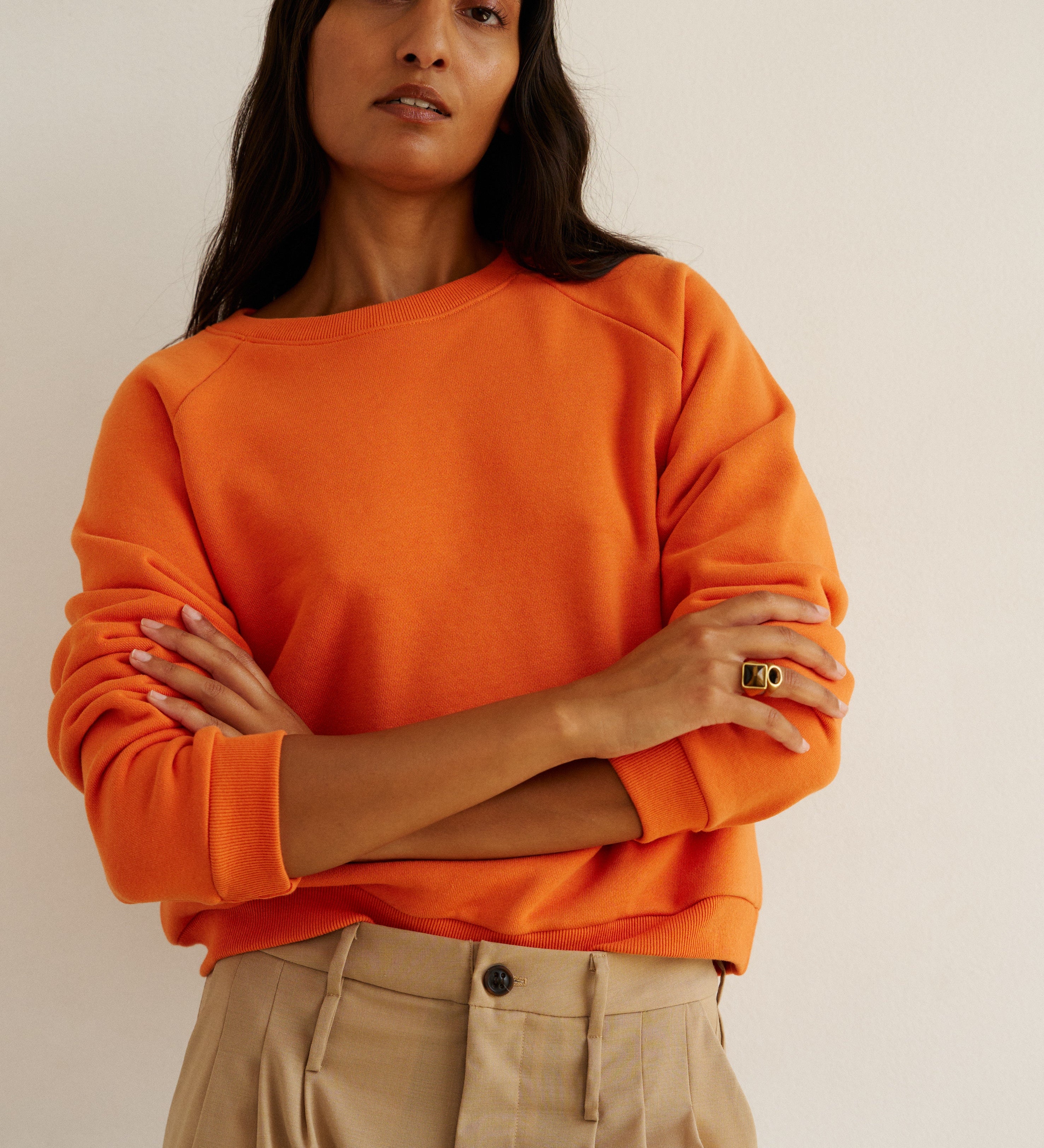 Jamie Haller - The Daily Sweatshirt in Orange