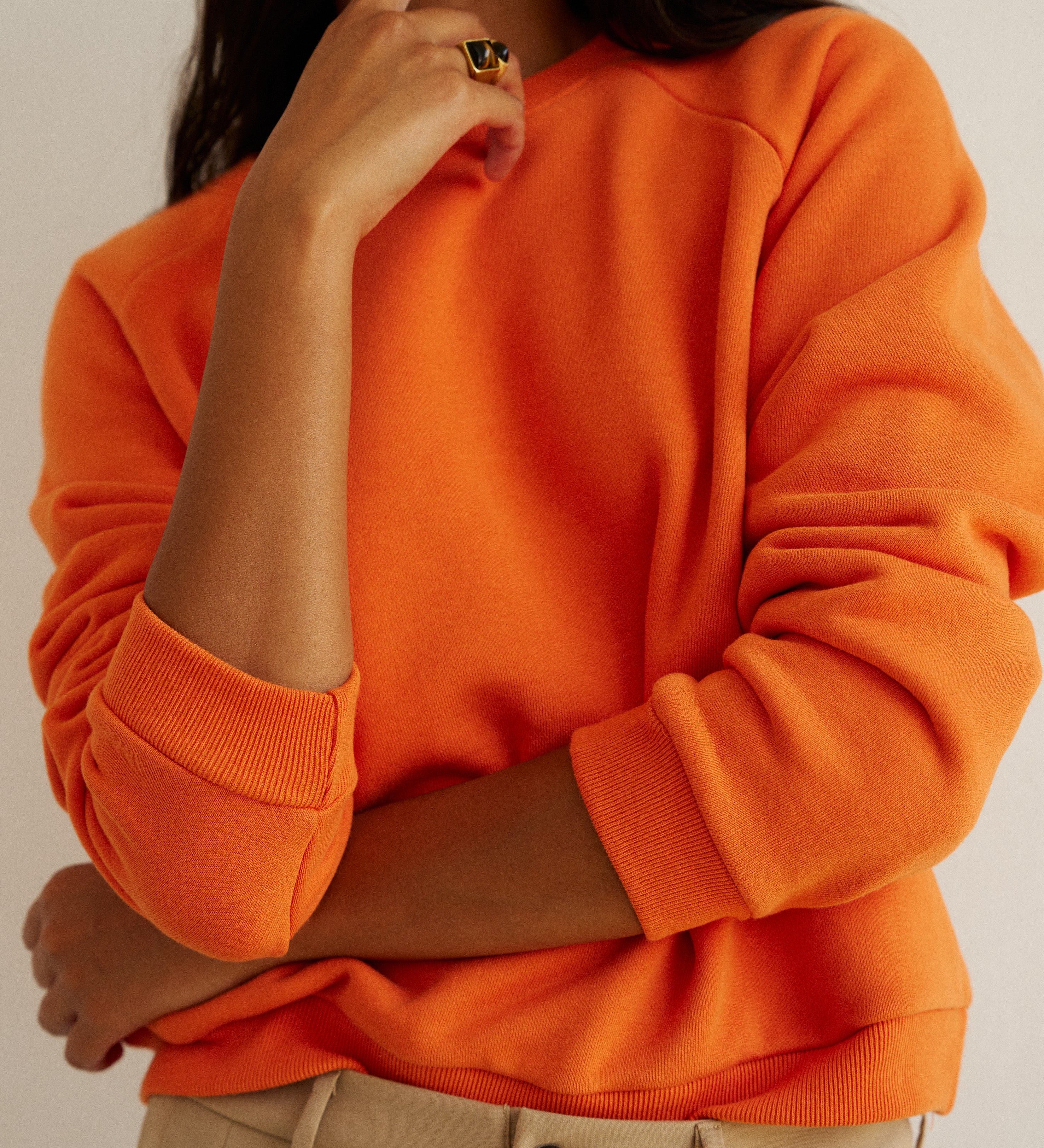 Jamie Haller - The Daily Sweatshirt in Orange