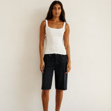 Jamie Haller - The Undershirt Rib Tank in White