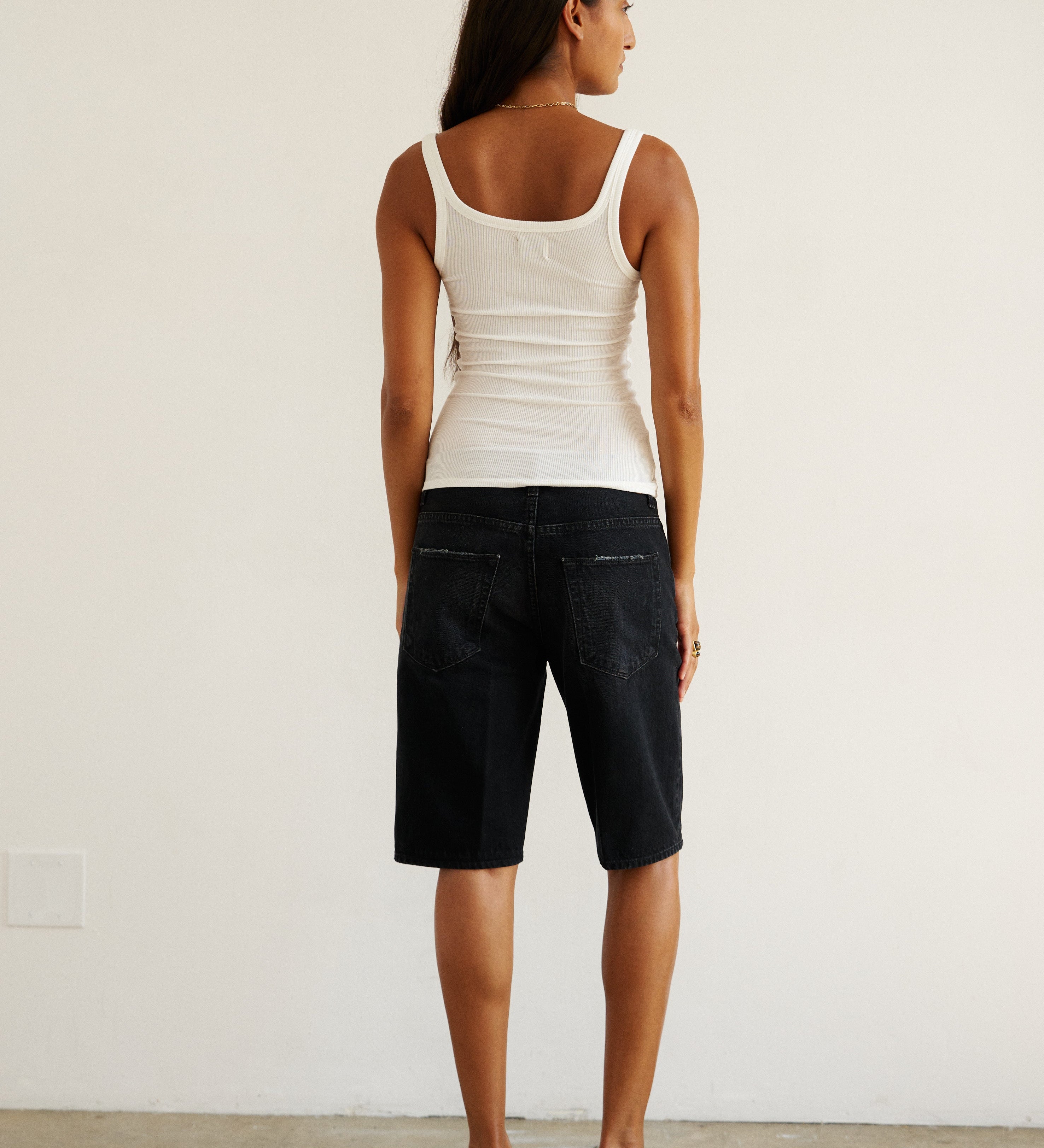 Jamie Haller - The Undershirt Rib Tank in White