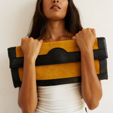 Jamie Haller - The Document Clutch in Yellow / Black