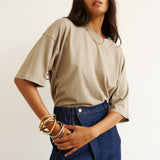 Jamie Haller - The Draped Tee in French Grey
