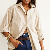 Jamie Haller - The Weekend Shirt in Chianti Stripe