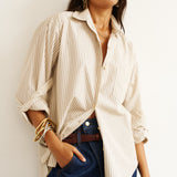 Jamie Haller - The Weekend Shirt in Chianti Stripe