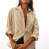 Jamie Haller - The Weekend Shirt in Chianti Stripe