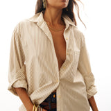 Jamie Haller - The Weekend Shirt in Chianti Stripe