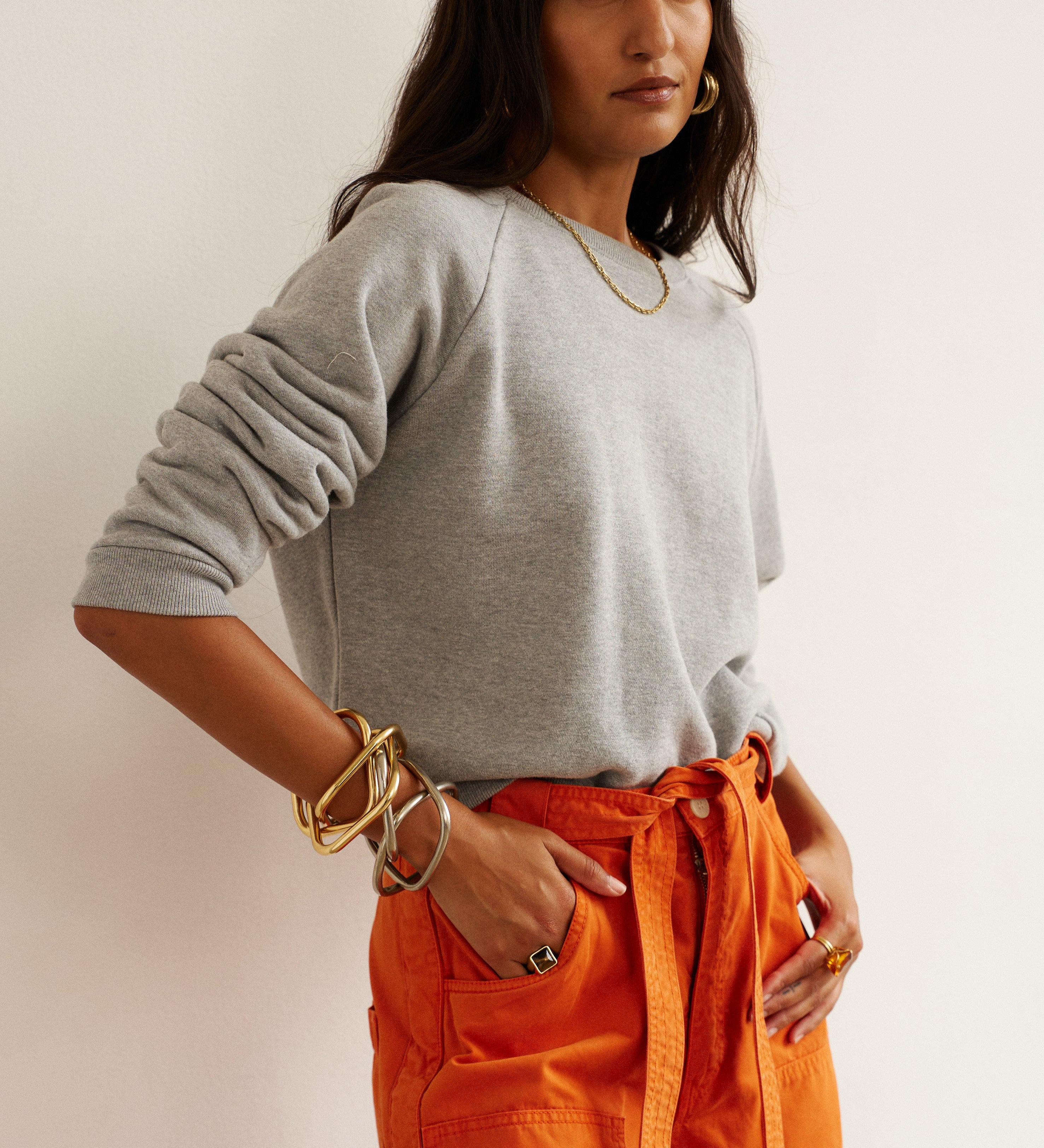 Jamie Haller - The Daily Sweatshirt in Heather Grey