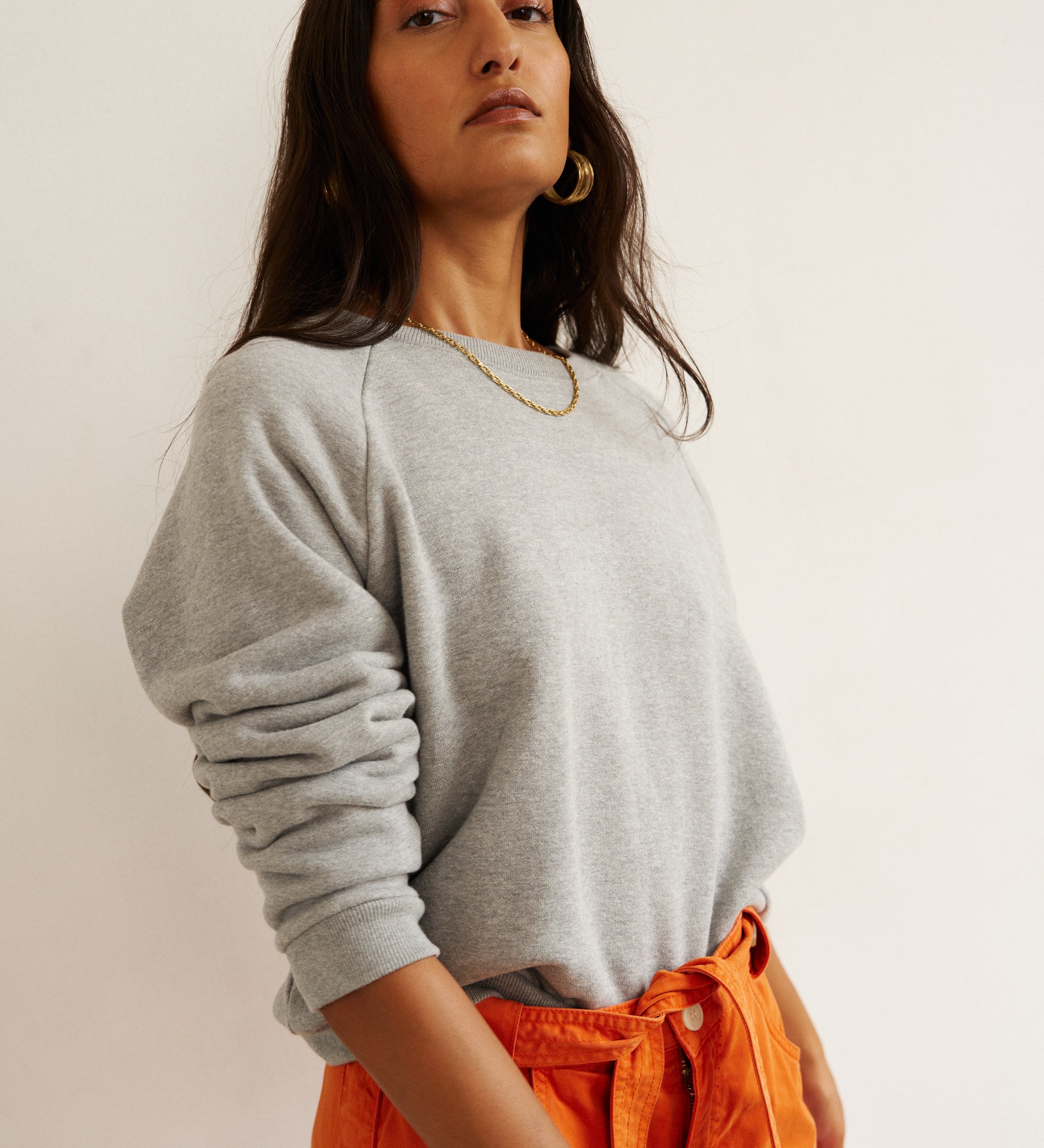 Jamie Haller - The Daily Sweatshirt in Heather Grey