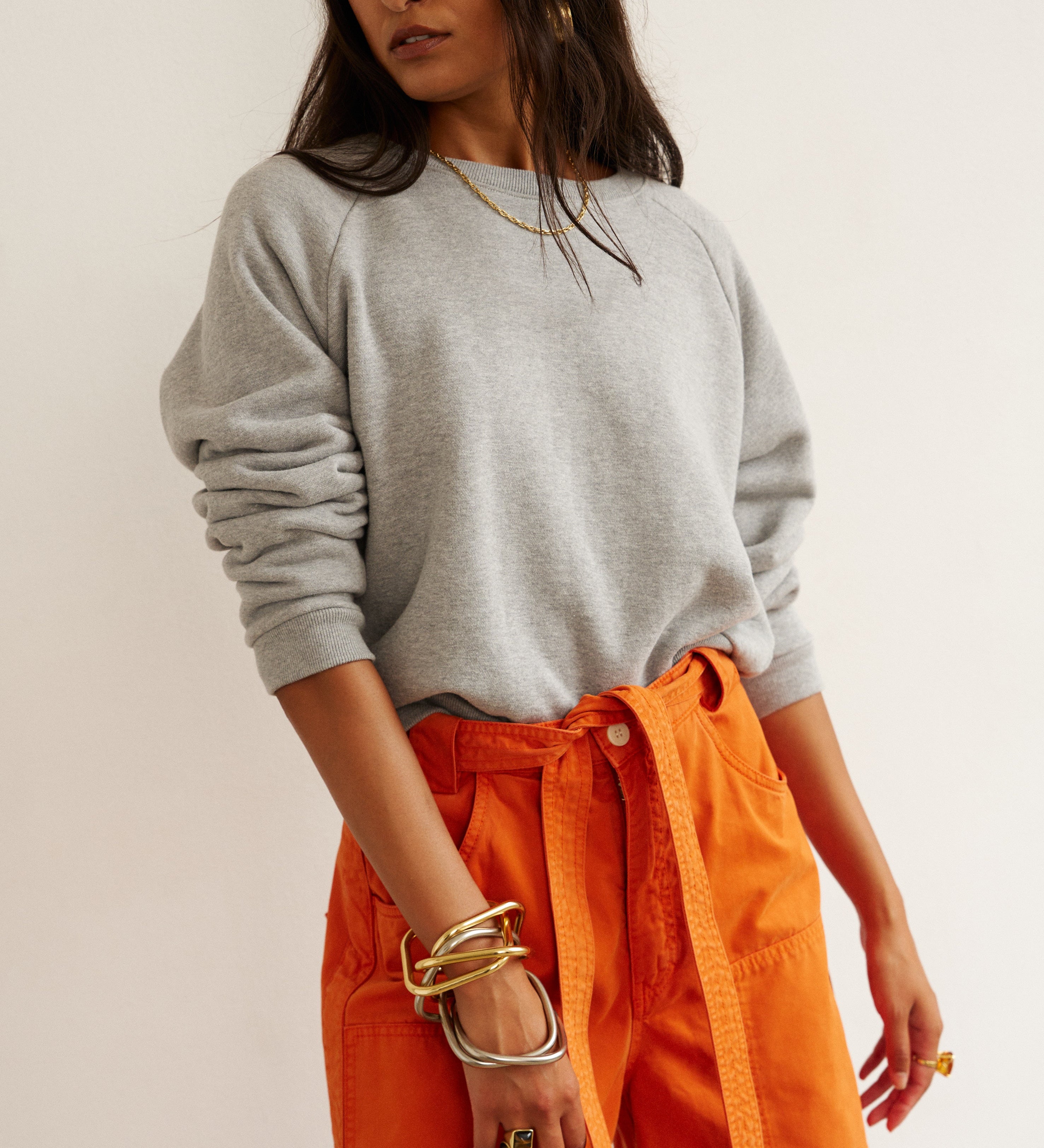 Jamie Haller - The Daily Sweatshirt in Heather Grey