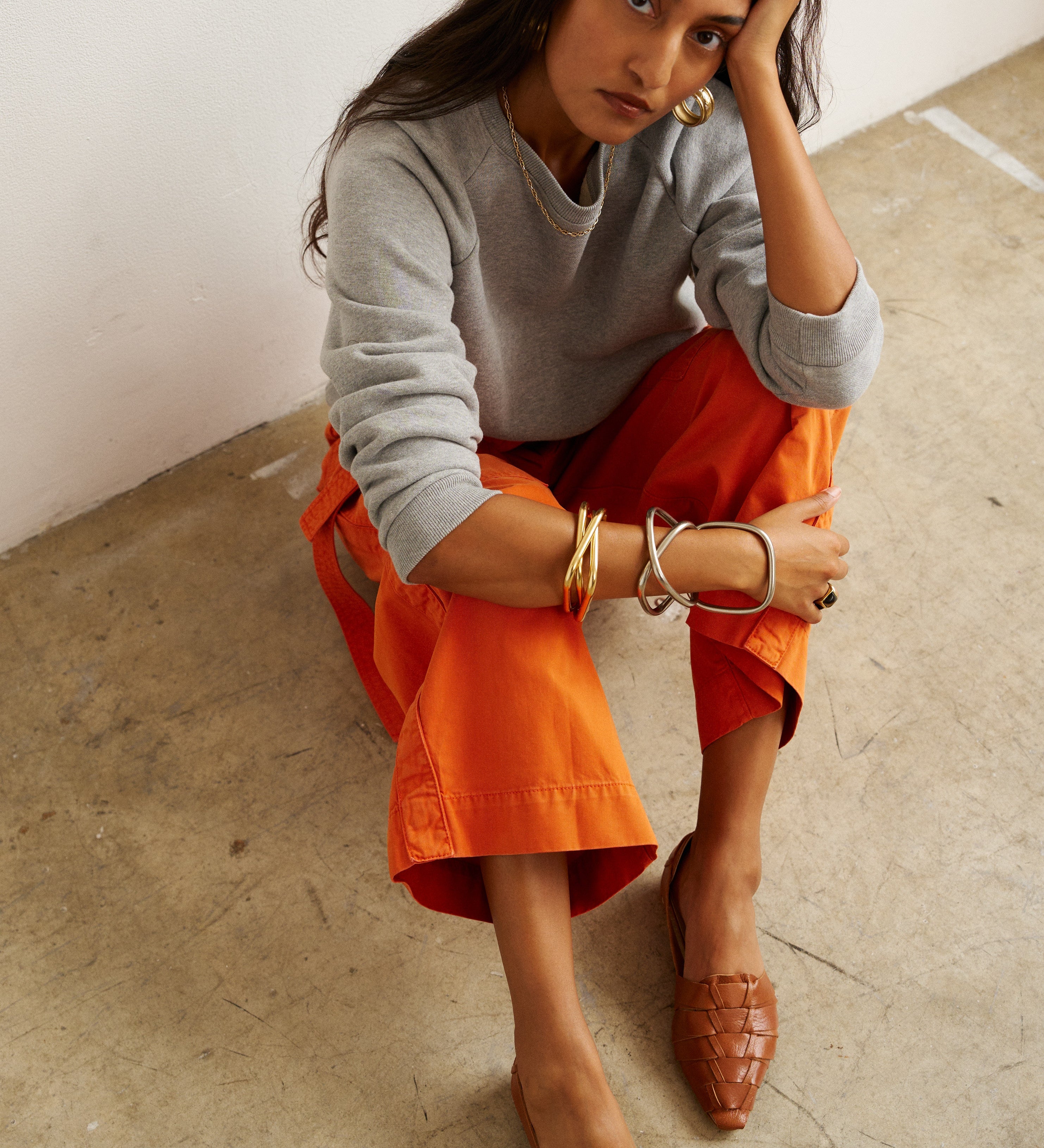Jamie Haller - The Weave Slip On in Cognac