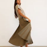 Jamie Haller - The Italian Summer Skirt in Taupe