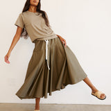 Jamie Haller - The Italian Summer Skirt in Taupe