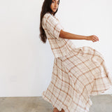 Jamie Haller - The Italian Summer Skirt in Natural Plaid