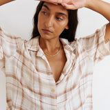 Jamie Haller - The Fields Shirt in Natural Plaid
