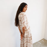 Jamie Haller - The Italian Summer Skirt in Natural Plaid