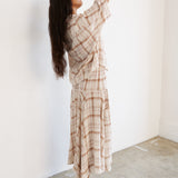 Jamie Haller - The Italian Summer Skirt in Natural Plaid