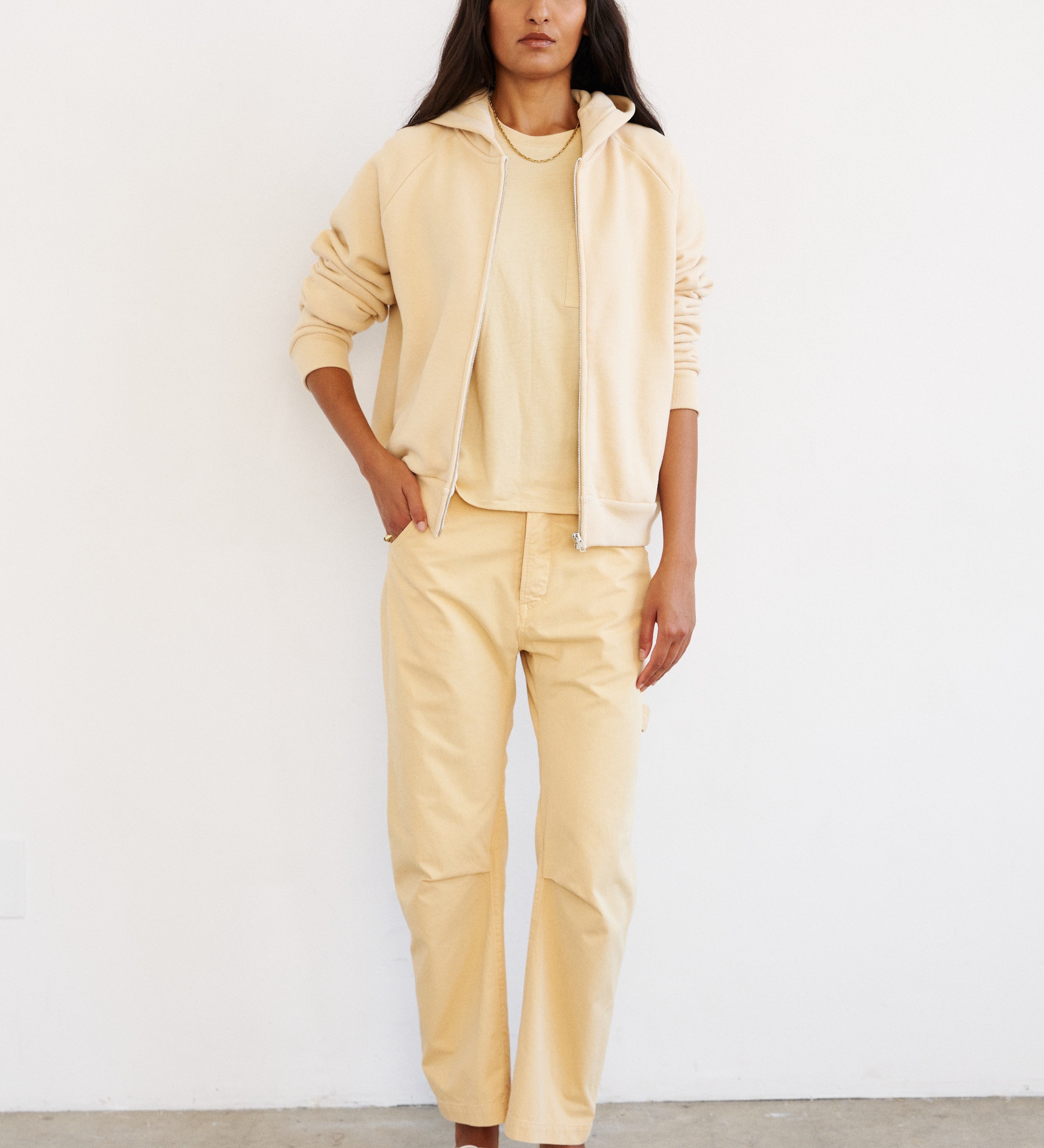 Jamie Haller - The Bird Hoodie in Butter