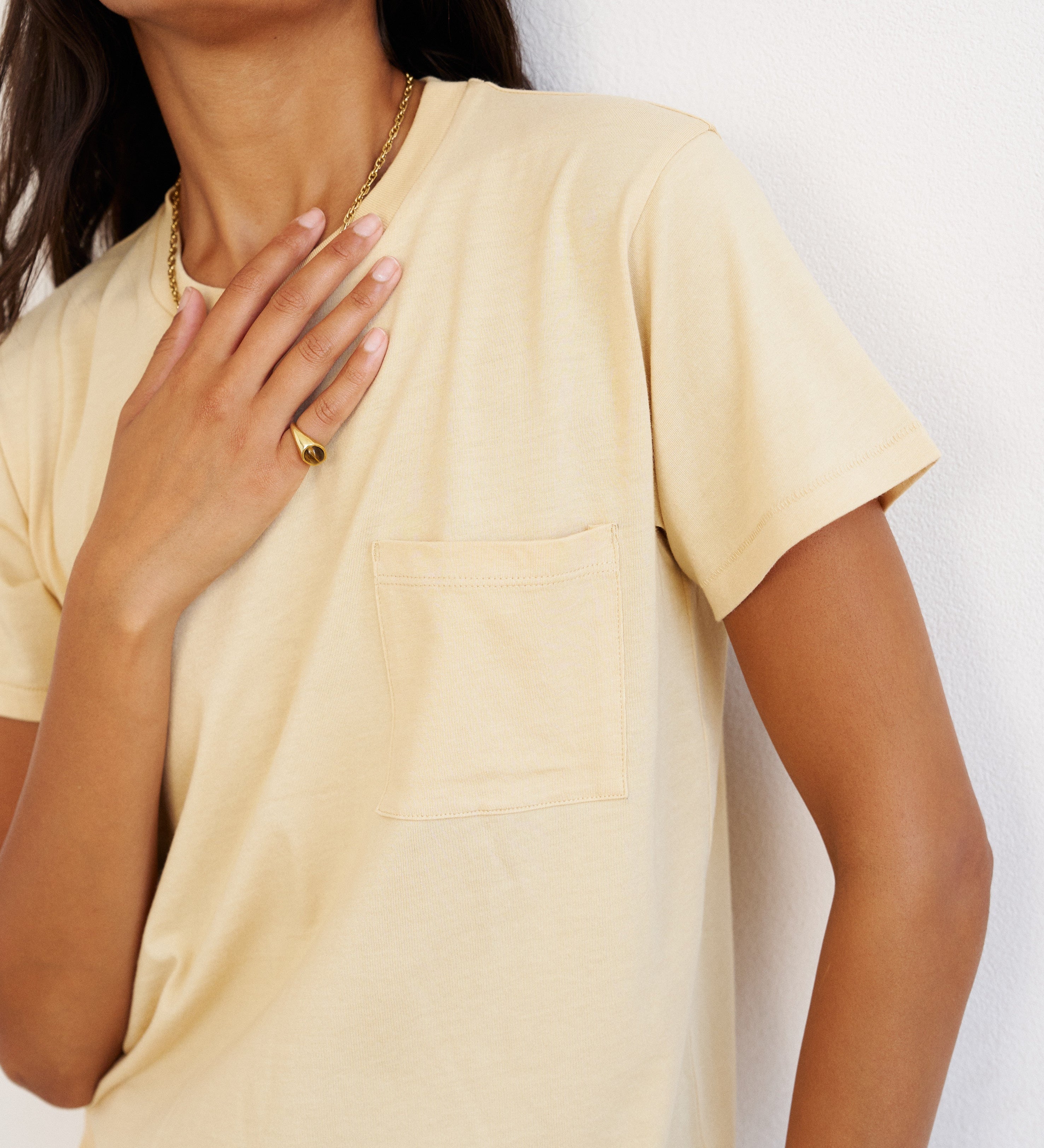 Jamie Haller - The Pocket Tee in Butter