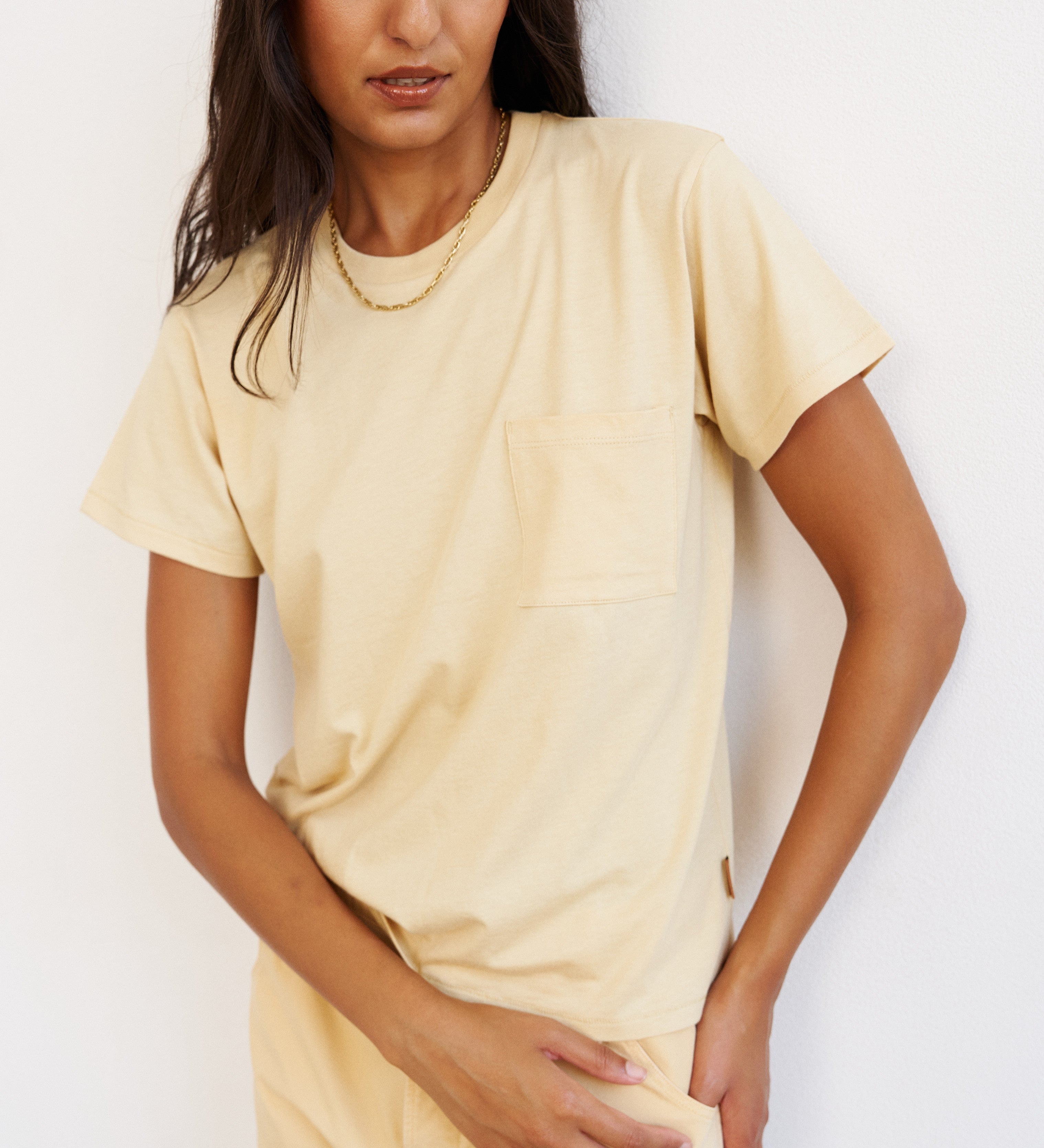 Jamie Haller - The Pocket Tee in Butter