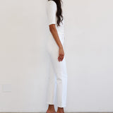 Jamie Haller - The Rib Elbow Crew in White