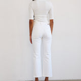 Jamie Haller - The Rib Elbow Crew in White