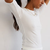 Jamie Haller - The Rib Elbow Crew in White