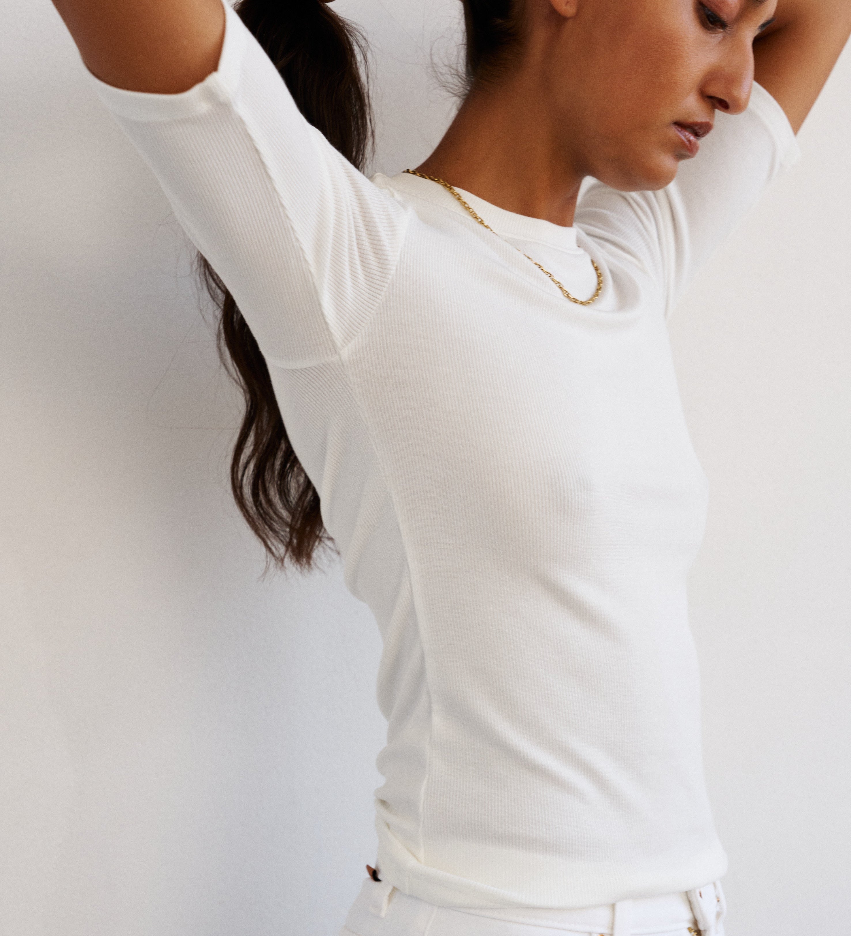 Jamie Haller - The Rib Elbow Crew in White