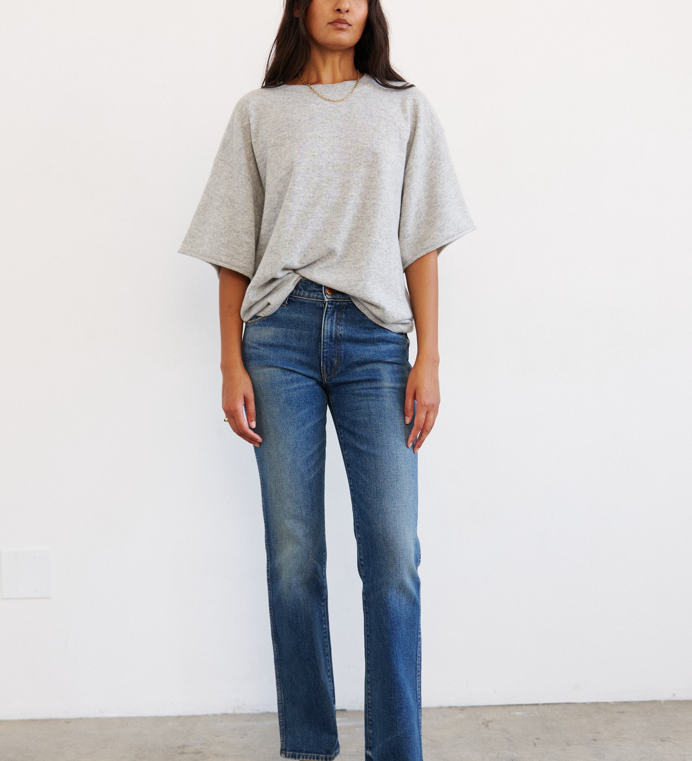 Jamie Haller - The Cashmere Tee in Oxford