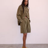 Jamie Haller - The Pleat Short in Khaki
