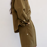 Jamie Haller - The Pleat Short in Khaki