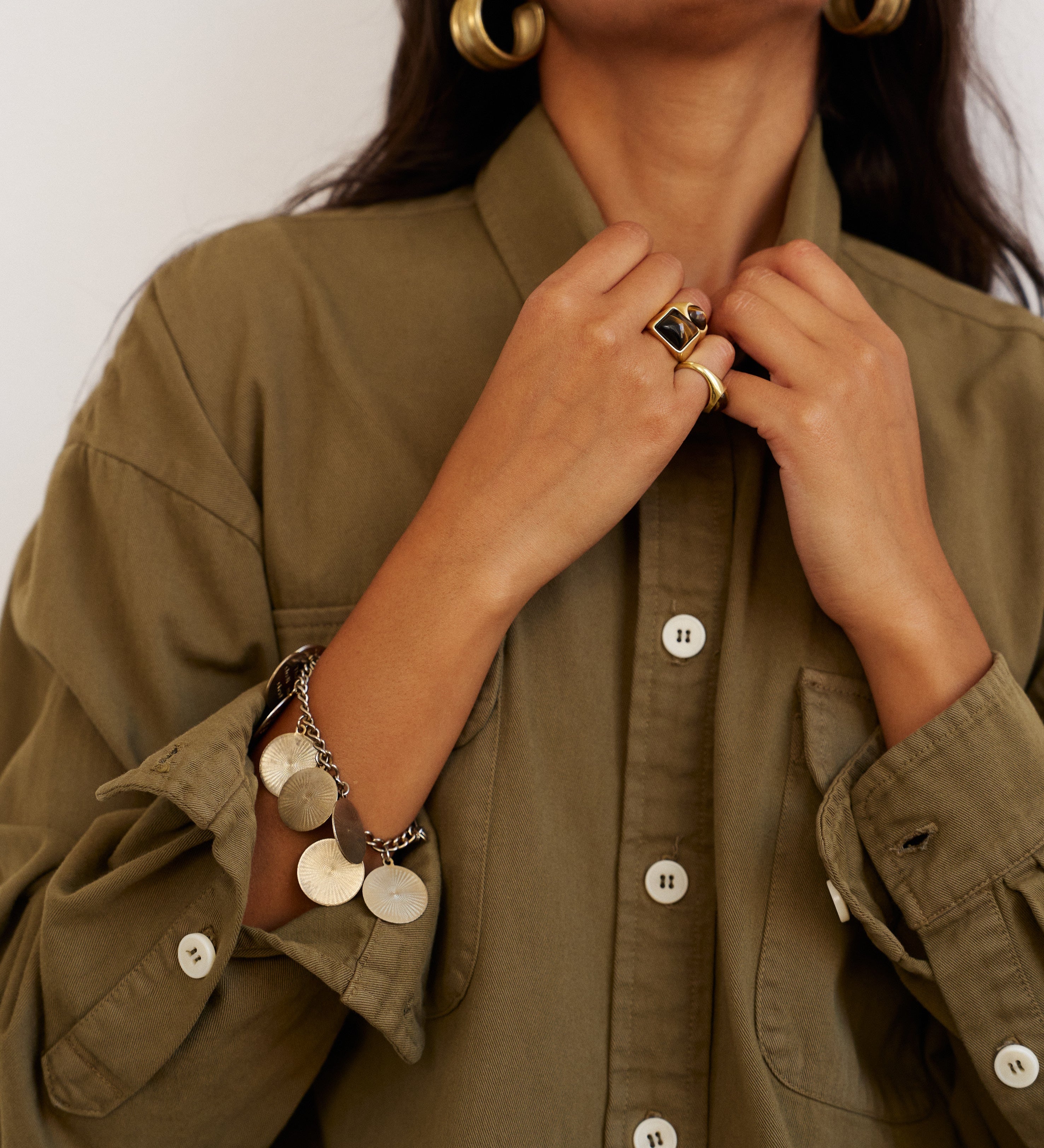 Jamie Haller - The Big Shirt in Khaki
