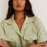 Jamie Haller - The Safari Shirt in Pistachio