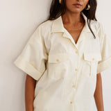 Jamie Haller - The Safari Shirt in Ecru