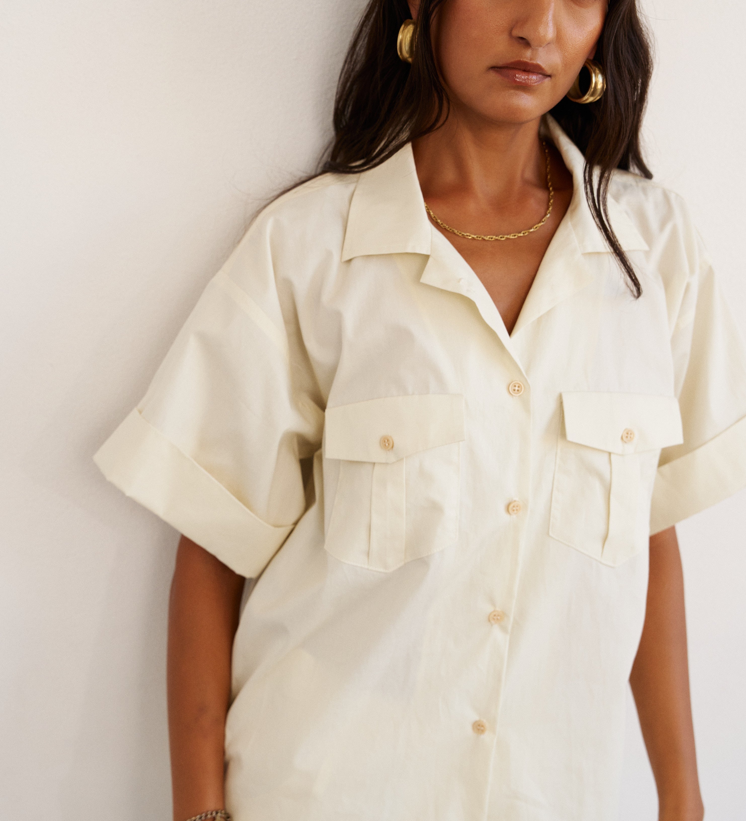 Jamie Haller - The Safari Shirt in Ecru