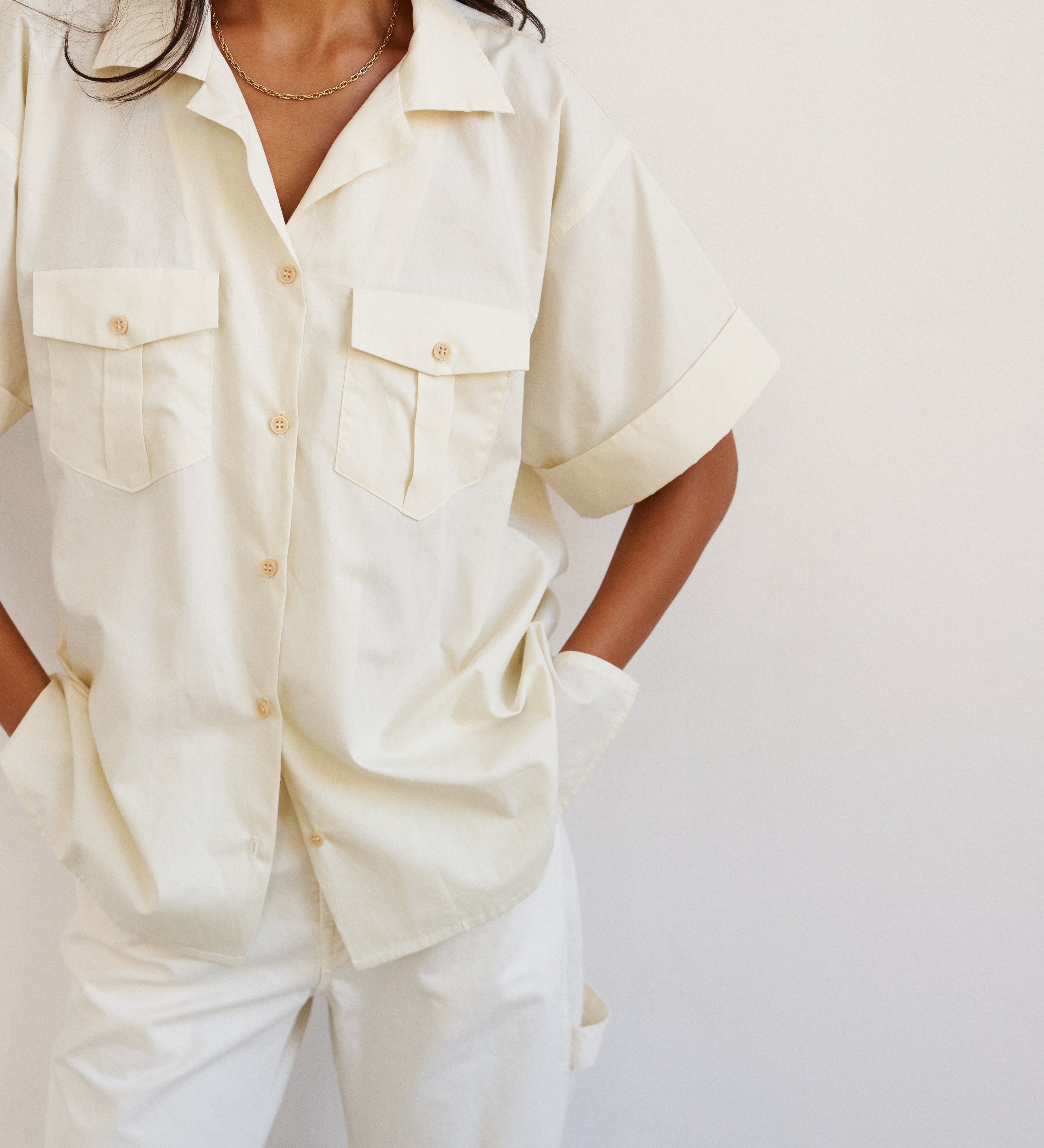 Jamie Haller - The Safari Shirt in Ecru
