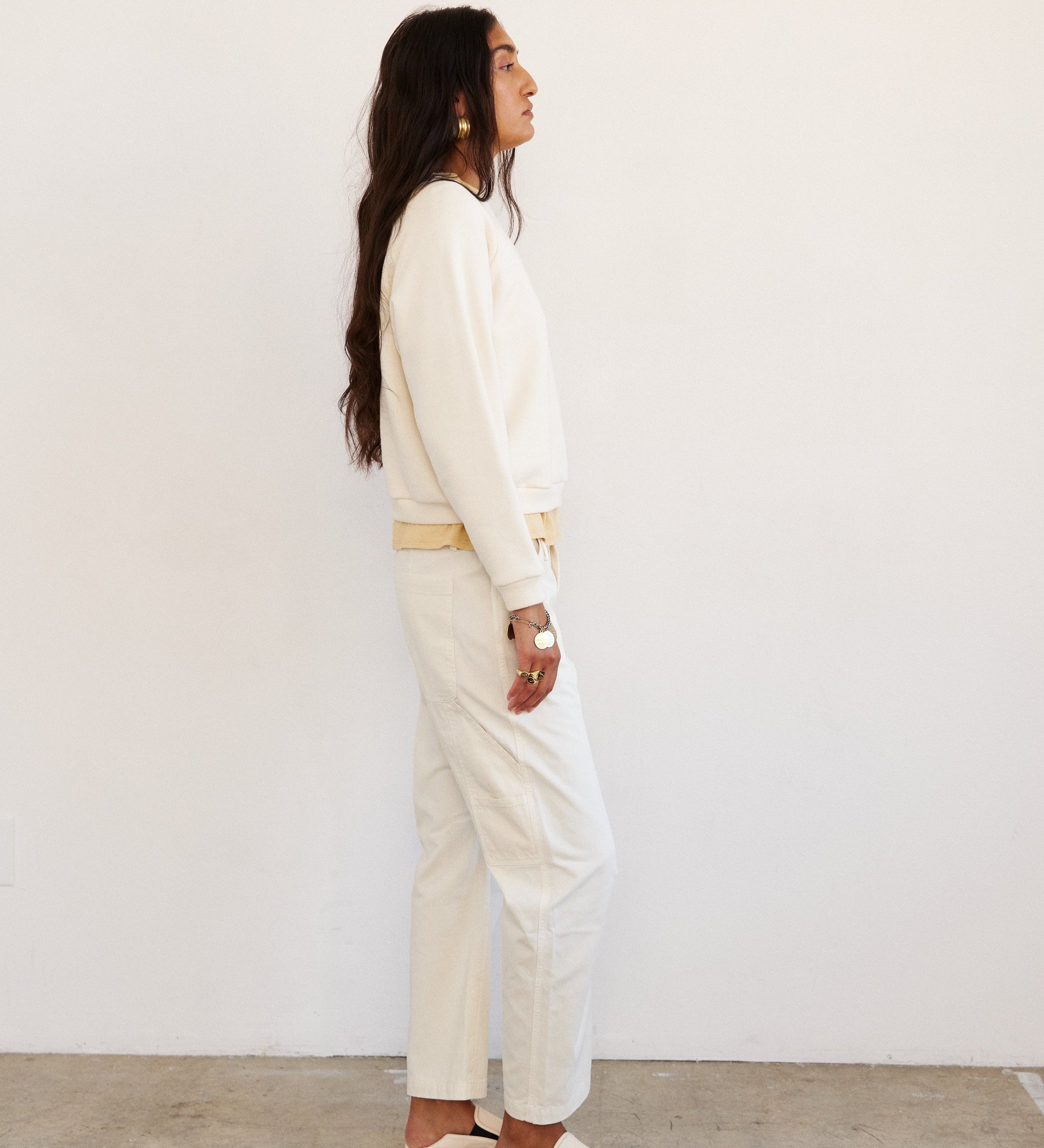 Jamie Haller - The Daily Sweatshirt in Ecru