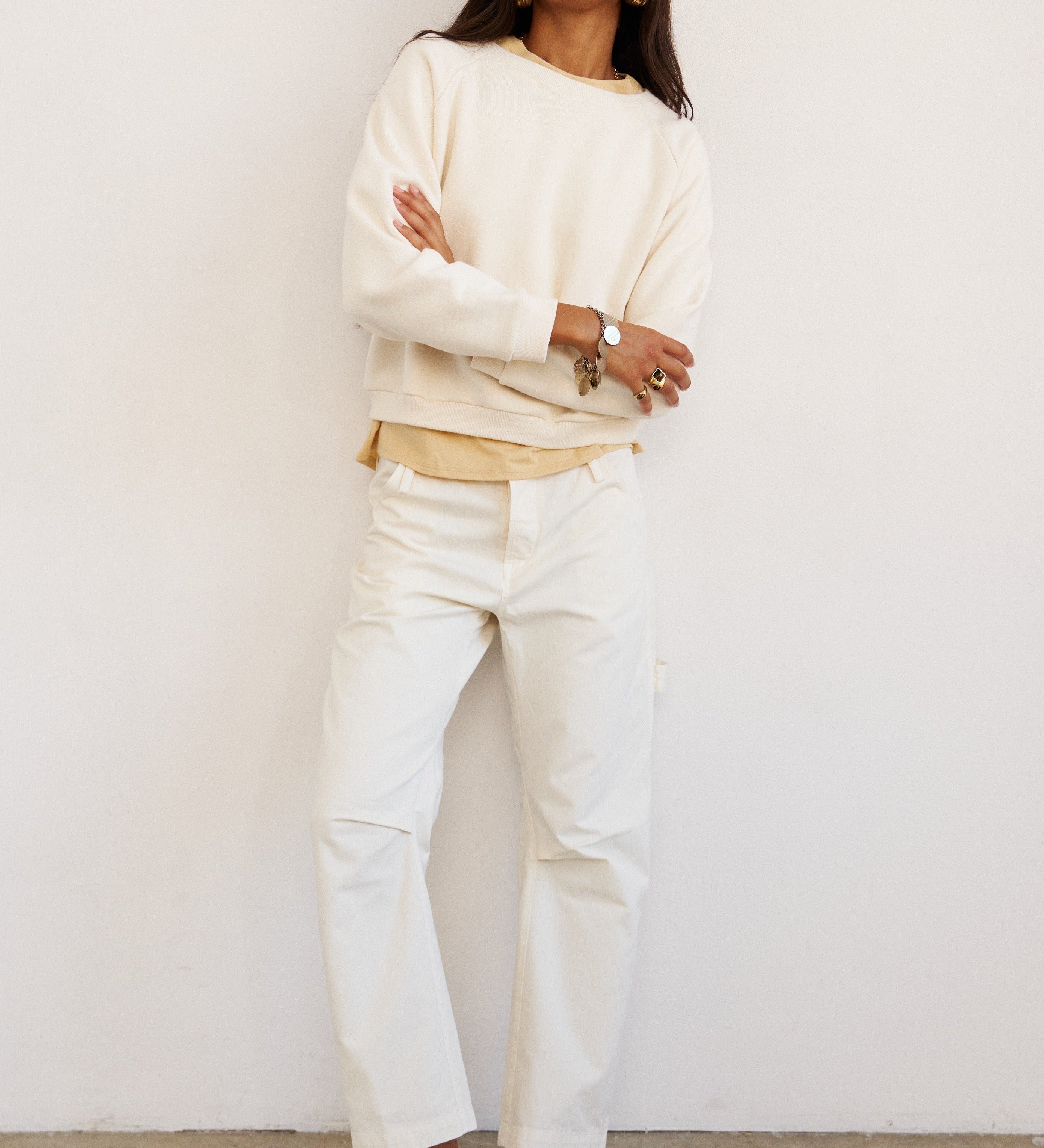 Jamie Haller - The Daily Sweatshirt in Ecru